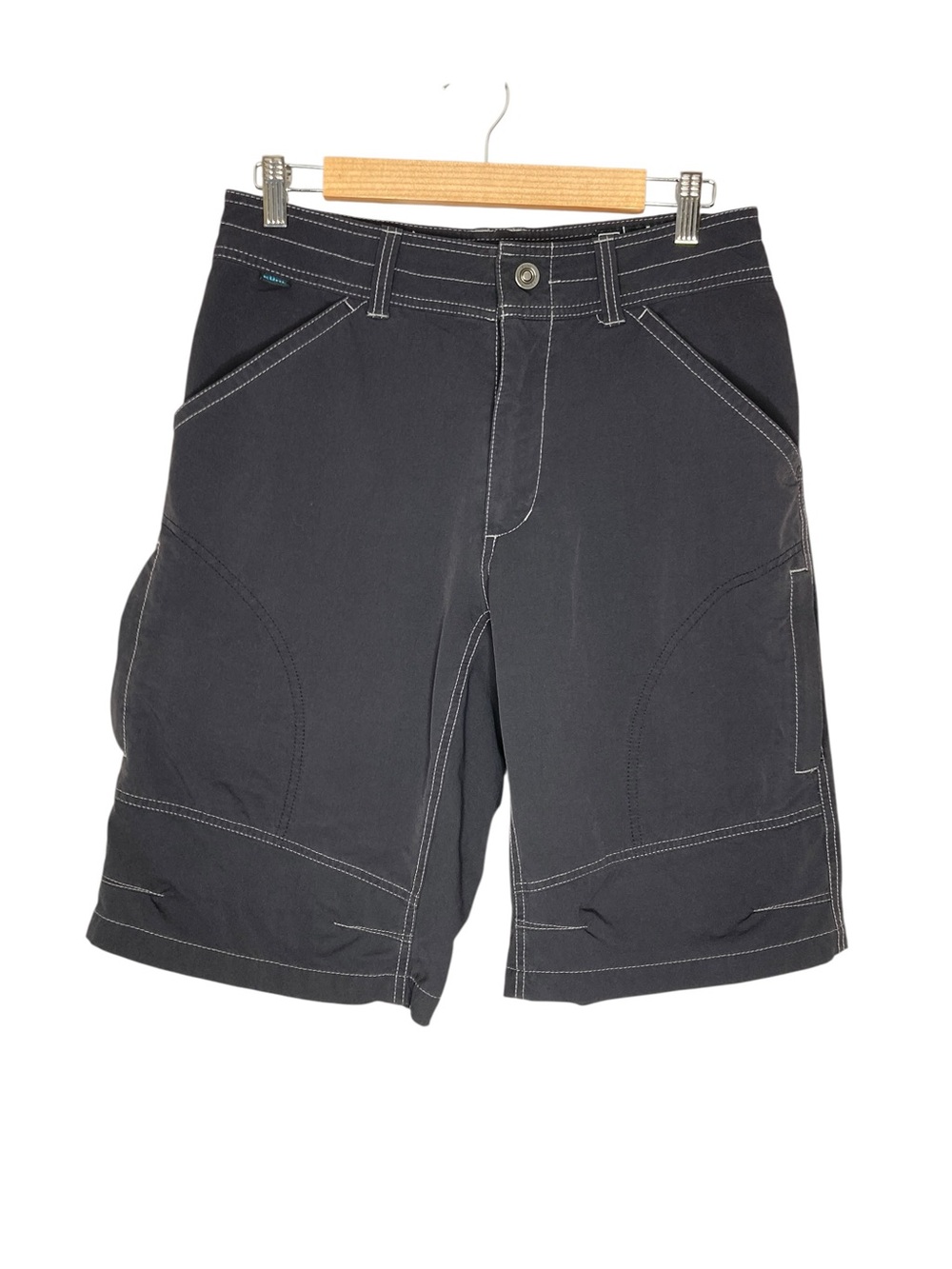 Kuhl Ramblr Short Hiking Walking Shorts Grey Nylon Blend Stretch Men’s 32 Waist